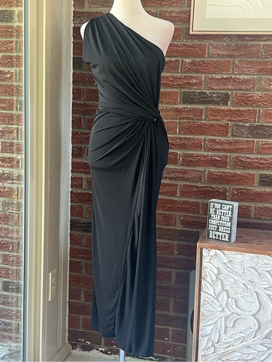 Zara Dresses & Skirts - Zara One-shoulder Asymmetrical Midi Dress Size Small NWT